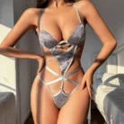 Ellolace Sexual Partner Lady Full Body Erotic Costume Sissy Sex Doll Cut-out Bodysuit Call Night Sexy Sensual Lingerie 6