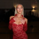 Ellolace Lace Summer Dresses 2025 Fancy Flare Sleeve Short Elegant Red Halter Party Dresses Floral Love Luxury Prom Dress 2