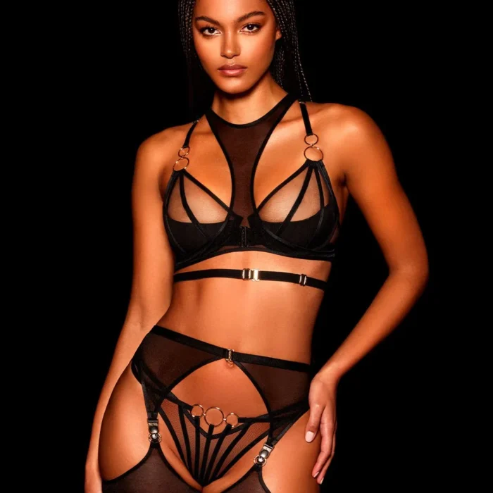 Ellolace Sexy Tulle Bra Lingerie Set Erotic Night Outfits Women’s Matching Underwear 21