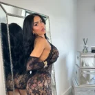Ellolace Intimate Sexy Dress Set Fancy Attractive Chest Suspenders Halter 4-Piece Gloves See Through Backless Outfit 5