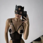 Ellolace Sexy Adult Bodysuit for Women Crotchless Fantasy Sissy Night Hot Uncensored Call of the Night Clip Sexy Clothes 2
