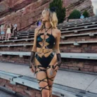 Ellolace Sexy Cut Out Bodysuit with Crop Top Music Festival Rave Outfit Hot Club Costume Aesthetic Women’s Body Clothes 6