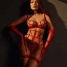 Ellolace Fancy Lingerie for Ladies Premium Diamond Corset Belt with Gloves Sissy Ultra Sexy Women’s Outfit Call of the Night 5