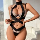 Ellolace Sexy Push Up Halter Bra Set Skin Color Seamless Lingerie for Women 5